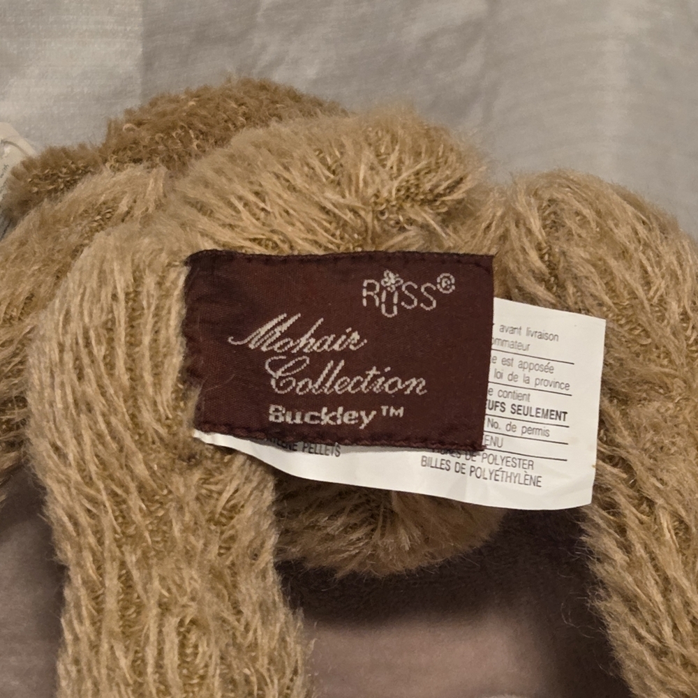 BEAR (RUSS) CRABTREE & EVELYN/MOHAIR COLLECTION/VINTAGE& LTD. ED. W/TAG - Picture 4 of 8